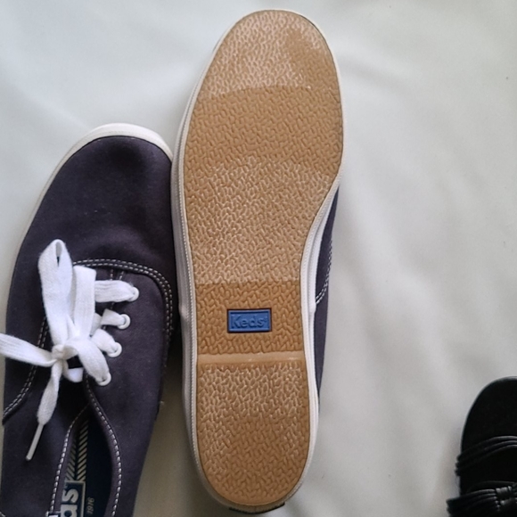 Navy canvas keds sneakers - Picture 3 of 4